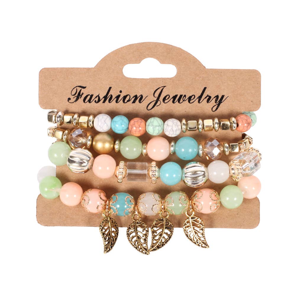 18 cm Conjunto de pulseras elásticas multicapa para mujer ~ 18 cm Conjunto de pulseras elásticas multicapa para mujer ~